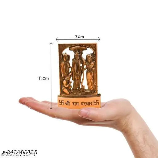 Brass Ram Darbar idol, 11cm high