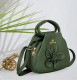 Golden chain embellished sling bag for women