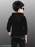 Kids Boys New Color Blocked Trendy Pure Cotton Printed Tshirt