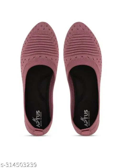 Textile ballerinas for girls - stylish casual office wear in India sizes IND-4 to IND-7