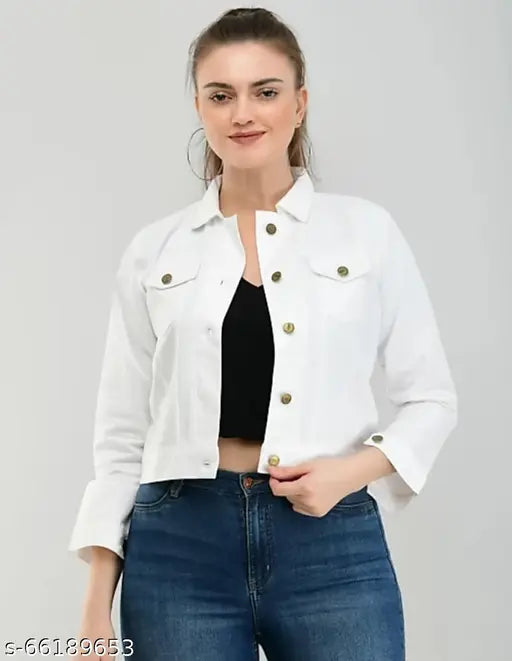 Cotton jacket for girls and women, Indian-made in six vibrant color options