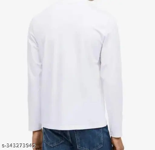 Printed polyester long-sleeve t-shirt for couples, featuring the "My Life Line" design, made in India