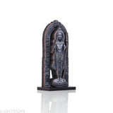 Wooden Ram Lalla Ayodhya Idol statue, 6-inch high, great for home temple decor & gifting