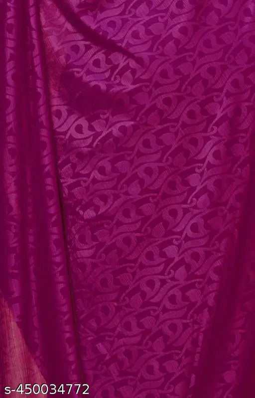 Chiffon Farewell Saree with brocade blouse, printed pattern, trending party wear, free size, India origin