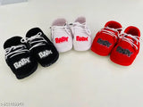 Soft canvas and EVA newborn baby booties for boys and girls. Adorable cartoon faces design for your little one's feet protection