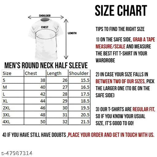 Aaramkhor Casual Round Neck Cotton T-Shirts for Men | Travel Travel Printed T-Shirts