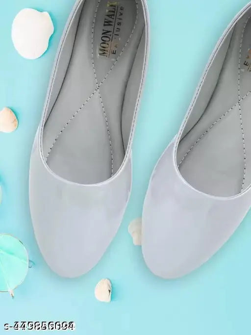 Synthetic grey ballerinas for women - BELLAQ-642Grey, stylish and versatile footwear for everyday wear or parties