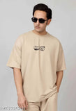 Classy Naruto printed oversized cotton T-Shirt for men, loose fit, baggy style, anime graphic print, available in multiple colors