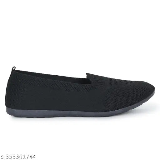 Embellished mesh loafer belly for women - ROKVOK comfortable slip-on, India-made footwear
