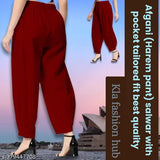 Afghani Salwar Pants - Pack of 1, Harem Style, Afgani Design with Pocket