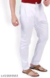Men's white cotton pajama set