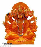 14cm x 16cm x 10cm Poly Resin Hanuman Idol, Murtiwala Bala ji Lord Hanuman Ji Murti Statue for Pooja decor