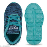 Teal and white neobaby walking shoes, suitable for kids from 12 months to 35 years