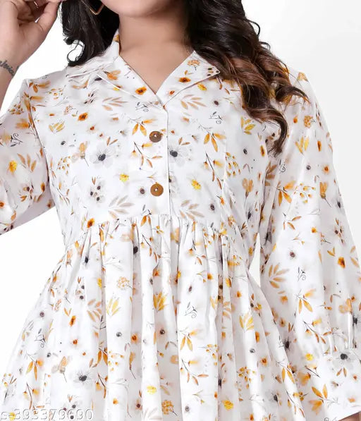 Multi-colored cotton net Rajasthani printed co-ord set for women's casual party wear, featuring a fit & flare style with 3/4th sleeves. Sizes available: XL, L, M. Made in India