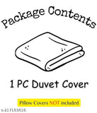 Woolen duvet cover, 90x100 inches, plain, internal/external warmth, fleece material, suitable for winters