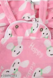 Woolen printed dungaree suits for kids, warm winter wear in 0-3 months size