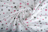 Organic red & pink muslin swaddle set (3pc), premium cotton, ideal for mild winter, versatile use