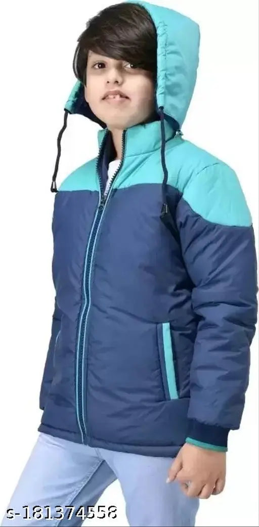 boys jacket Soft & Warm Full Sleeve Winter Wear Hoodie with Jacket with Cap Pullover for Boys & Kids