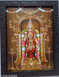 Indian 9x12 inches photo frame featuring Arulmigu Madurai Meenatchi Amman Meenakshi Meenaxi Amman ambal religious artwork