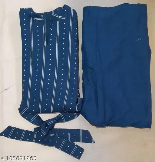 Striped rayon kaftan with palazzos, three-quarter sleeves, Indian traditional wear