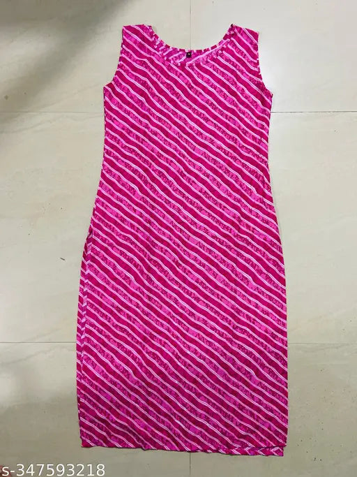 Ramai lehariya, kameez with crepe fabric in red and black colors