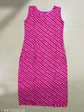 Ramai lehariya, kameez with crepe fabric in red and black colors