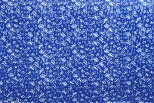 Raniar georgette saree with blouse, royal blue color, lightweight material for daily wear