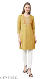 Woolen kurti, winter wear for women in mustard yellow, long sleeves