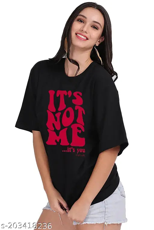 Trond Women's Oversize Printed Combo T-shirt (Pack Of 2) | Plus Size Also Available