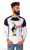 Mahadev Shiv Shivratri Sawan printed net round neck tee, polycotton long sleeves, S-XL sizes available