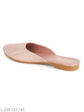 Synthetic embellished women's flat bellies mules (Bellies) - stylish comfort for everyday wear