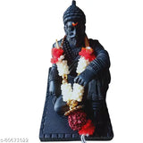Black marble Chatrapati Shivaji Maharaj statue handicraft, inspirational artifact for home/office decor