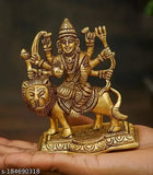 Brass statue of Maa Durga MATA Rani, traditional Indian craftsmanship, ideal for home mandir or altar