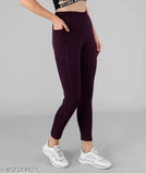 Stretchable Lycra gym leggings for women - Trendy tight, perfect for casual wear and workouts