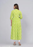 Yellow rayon kurti set, stylish sharara design for women's fashion, printed combo with three-quarter sleeves