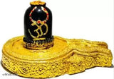 Handcrafted Marble Powder Shivling, Somnath Jyotirlinga from VIDHAYA ARTS. Multipack of 1. Ideal for Puja and car dashboard. Made in India