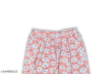 Pyjama set with multicolored patterns, women's lounge pants in a pack of four