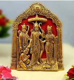 Metal Ram Darwar wall hanging idol for puja and showpiece, intricately crafted Indian artwork