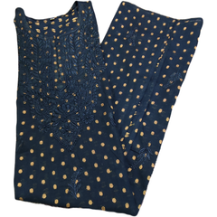 kurta chanderi Nevi blue - GillKart