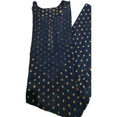 kurta chanderi Nevi blue - GillKart