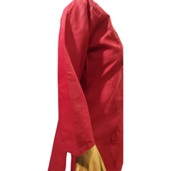 kurta cotton Maroon mix colour - GillKart