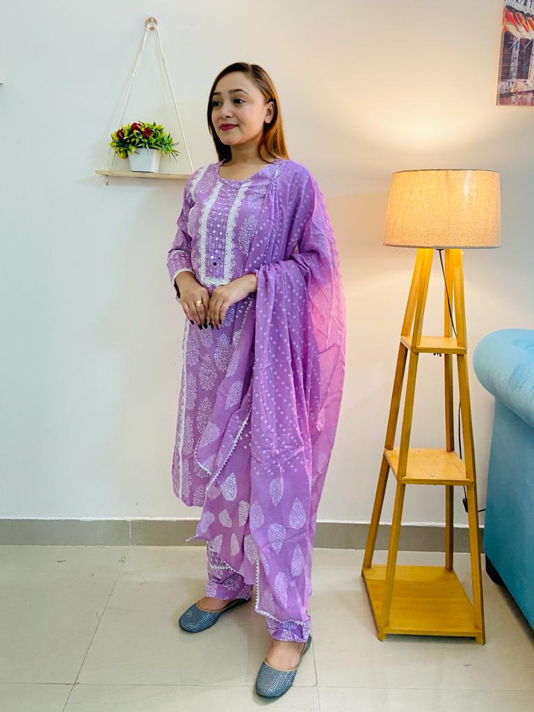 Kurti with pant dupatta - GillKart