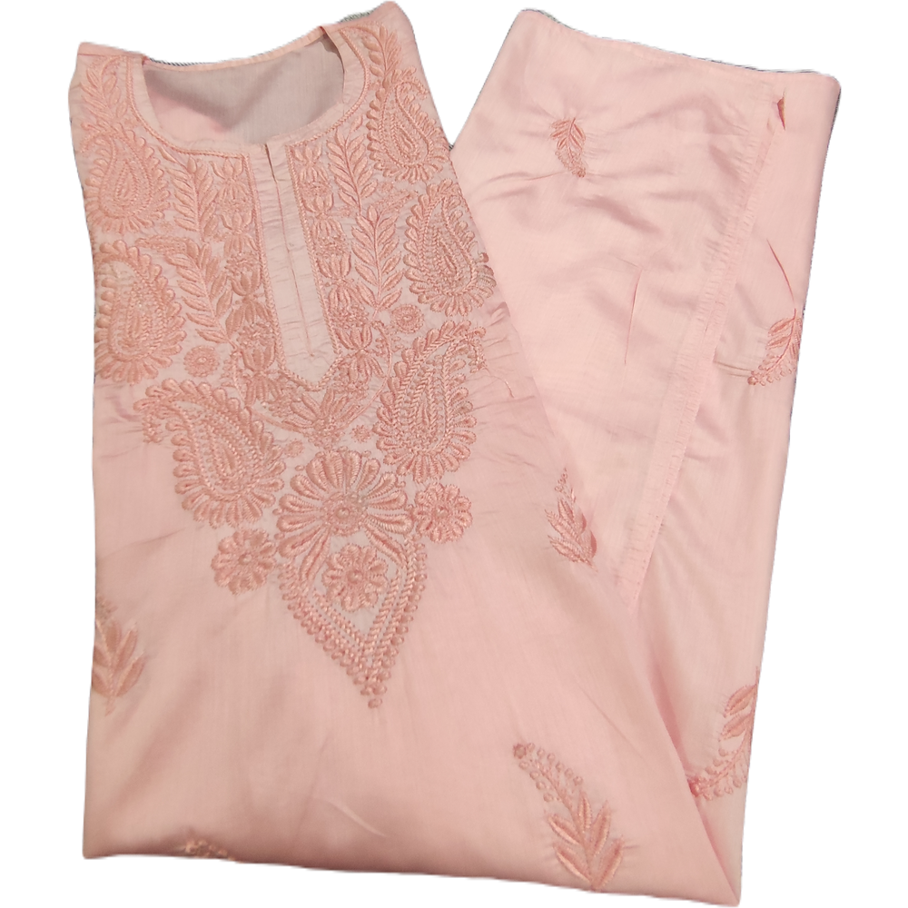 Pink Onion cotton kurta, classic Indian ethnic wear