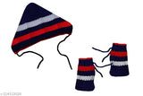 Striped woolen sweater combo for baby boys & girls, soft and cozy, made in India