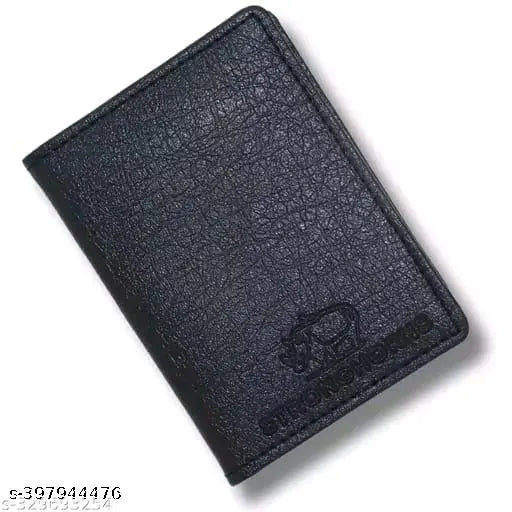 Brown faux leather casual men's wallet, Classic World design with 5 compartments, free size