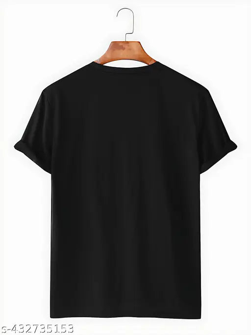 Black Deadpool t-shirt 100% cotton, short sleeves, printed design on chest. Perfect balance of style and comfort for wardrobe addition. Made in India