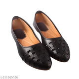 Synthetic leather women's ballerinas, comfortable and stylish Bellies by SANU FOOTWEAR. Perforated design for partywear or casual wear in various sizes