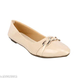 Synthetic leather, embellished TipToss women's slip-on bellies for casual and party wear, India origin