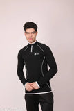 Lycra compression t-shirt for men and women, printed net design, long sleeves, available in M, L, XL, XXL. Made in India