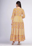 Multicolor rayon viscose anarkali kurta